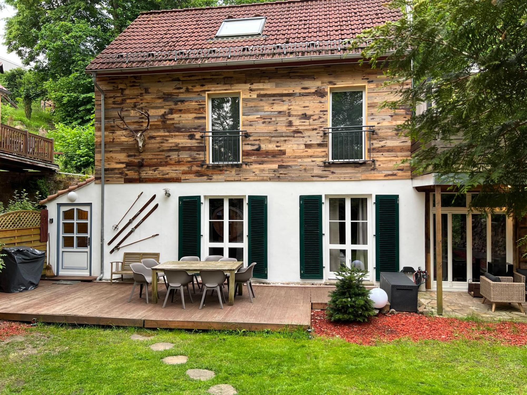 Chalet Ferienhaus Dresde Exterior foto